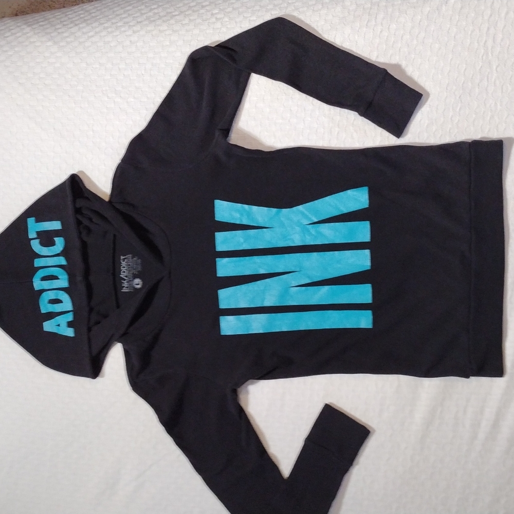 Ink Addict thermal hooded shirt
